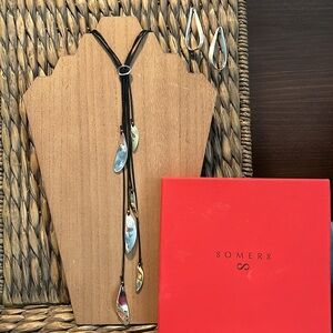 Sterling Silver Bolo Necklace Set